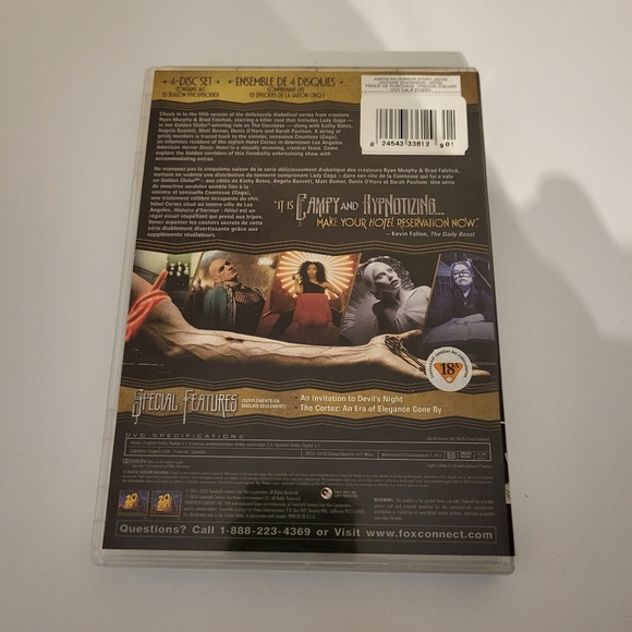 American Horror Story Season 5 Hotel DVD - Picture 2 of 8